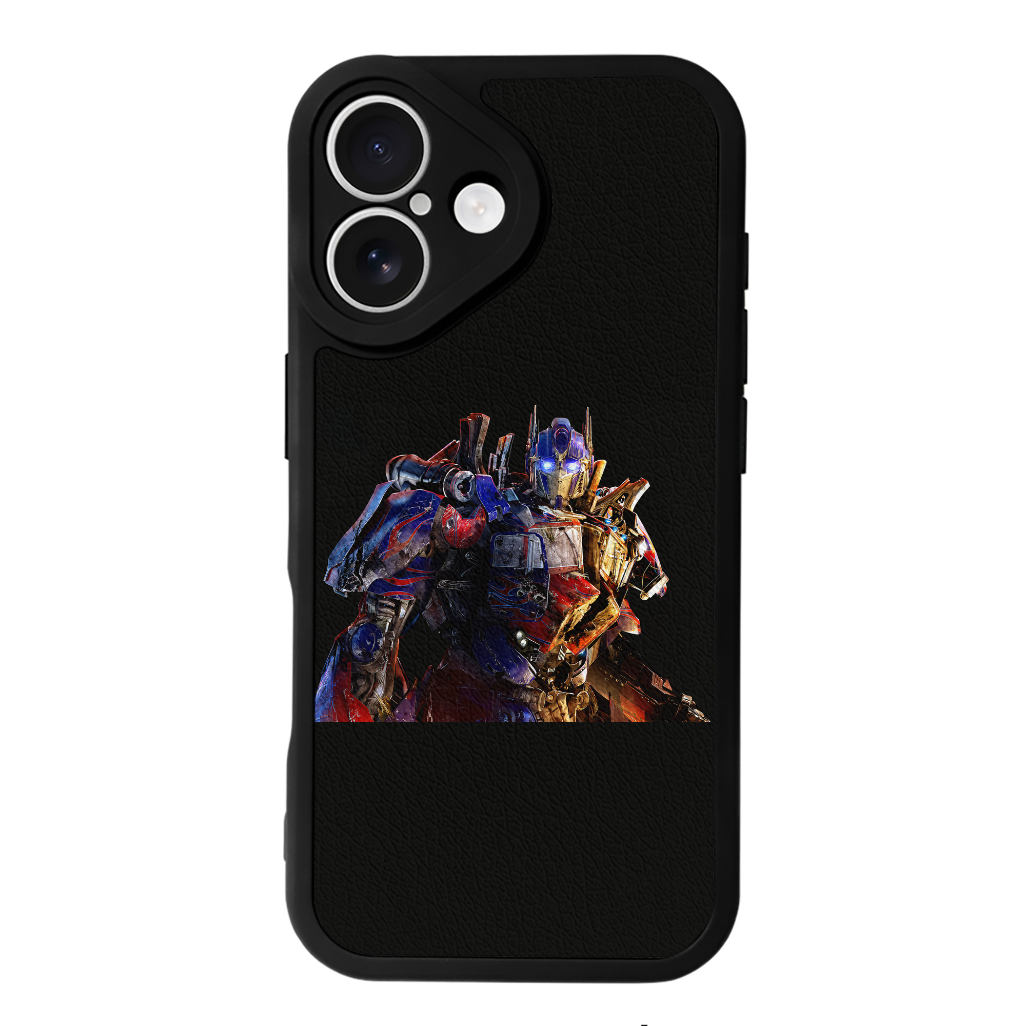 （画像用） Transformers トランスフォーマー 【iPhone 16シリーズ対応】シリコンスマホケース（レザー調） 材質：シリコン